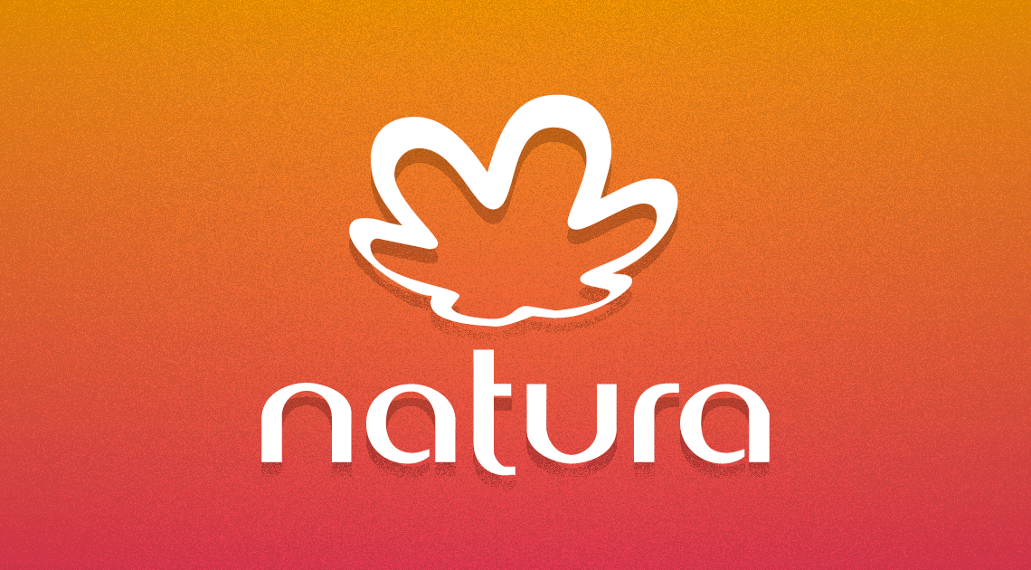 Imagem da marca e logo da natura